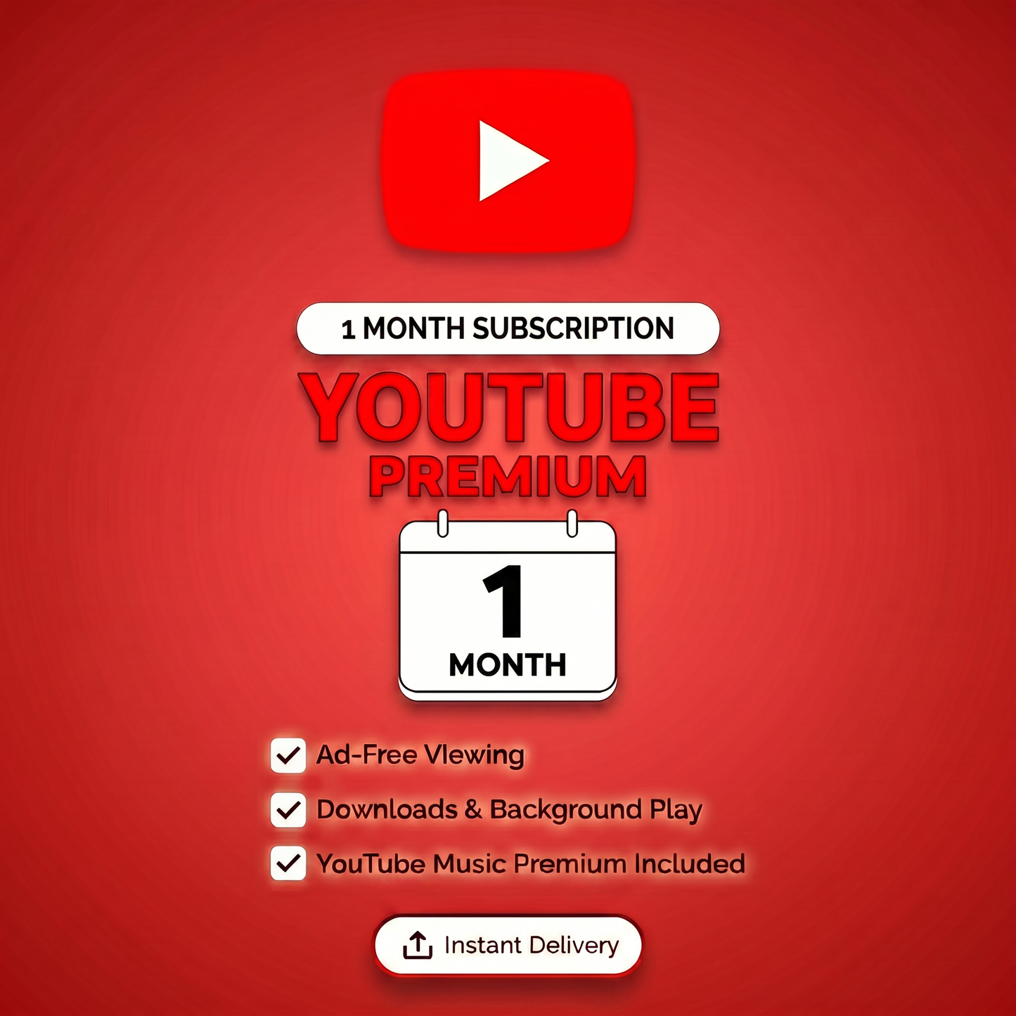 1 Month Youtube Premium | Full Access⚡| Global