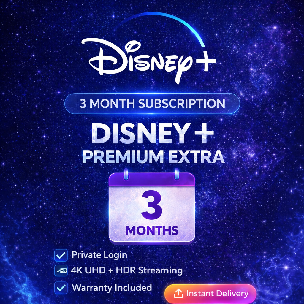Disney+ Premium Extra – 3 Month | Private 4K UHD Access
