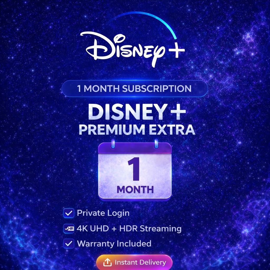 Disney+ Premium Extra – 1 Month | Private 4K UHD Access